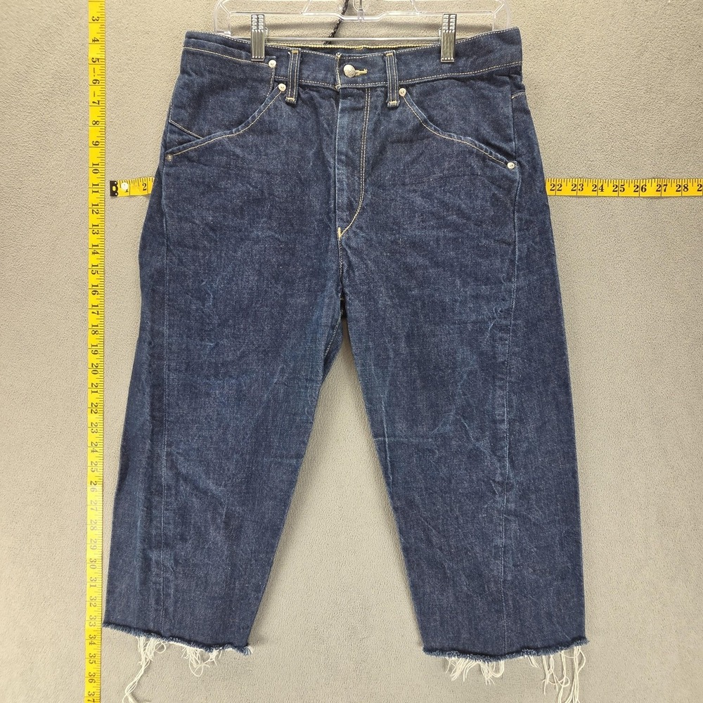 VTG Levis Engineered Shorts Mens 32 Blue Twisted‎ Jorts Jeans Denim 18" Inseam